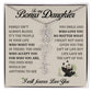 To My Bonus Daughter, Name Flower Necklace