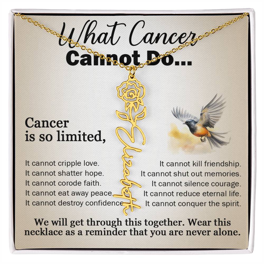 Cancer Gifts for Women, Jewelry for Cancer Survivor, Inspirational Necklaces with Meaningful Caring Message Card and Gift Box, Cancer Gifts for Friends, Mom, Daughter, Patients