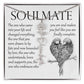 Soulmate Gift, Name Flower Necklace