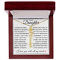 To My Daughter "You Have Blossomed" Flower Name Necklace