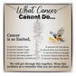 Cancer Gifts for Women, Jewelry for Cancer Survivor, Inspirational Necklaces with Meaningful Caring Message Card and Gift Box, Cancer Gifts for Friends, Mom, Daughter, Patients