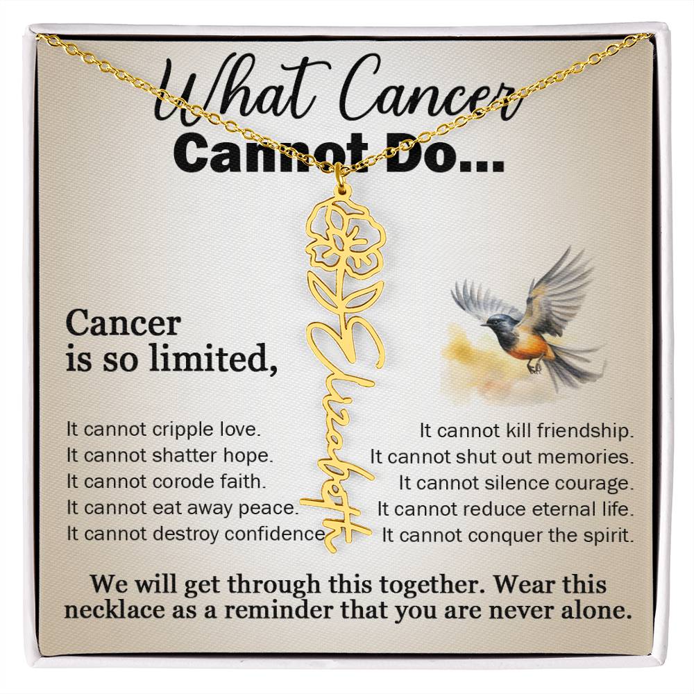 Cancer Gifts for Women, Jewelry for Cancer Survivor, Inspirational Necklaces with Meaningful Caring Message Card and Gift Box, Cancer Gifts for Friends, Mom, Daughter, Patients