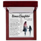 Bonus Daughter Gift, Name Flower Birth Month Necklace