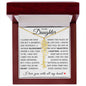 To My Daughter "You Have Blossomed" Flower Name Necklace