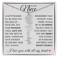 Niece Name Flower Necklace