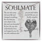 Soulmate Gift, Name Flower Necklace