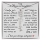 To My Bonus Daughter" Life Gave Me The Gift of You" Name Flower Necklace