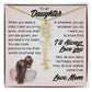 To My Daughter, Name Flower Necklace