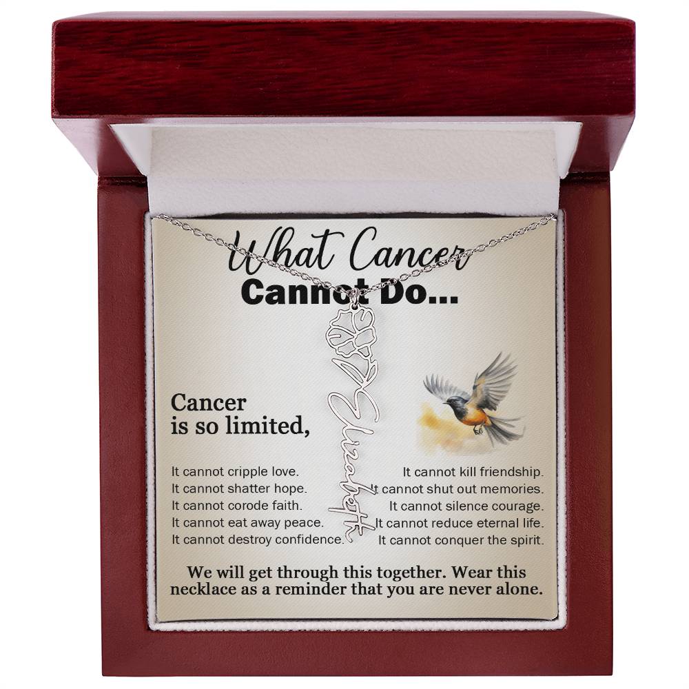 Cancer Gifts for Women, Jewelry for Cancer Survivor, Inspirational Necklaces with Meaningful Caring Message Card and Gift Box, Cancer Gifts for Friends, Mom, Daughter, Patients
