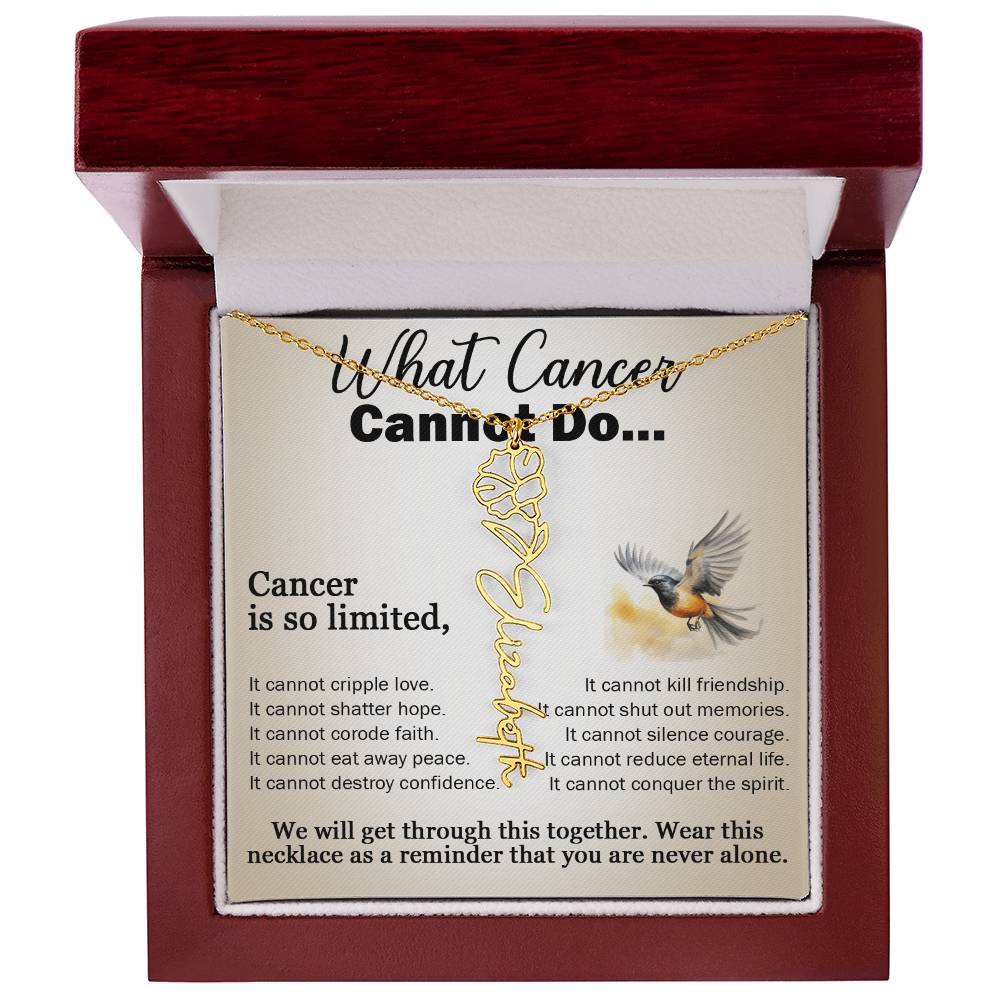 Cancer Gifts for Women, Jewelry for Cancer Survivor, Inspirational Necklaces with Meaningful Caring Message Card and Gift Box, Cancer Gifts for Friends, Mom, Daughter, Patients
