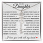 To My Daughter "You Have Blossomed" Flower Name Necklace