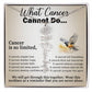 Cancer Gifts for Women, Jewelry for Cancer Survivor, Inspirational Necklaces with Meaningful Caring Message Card and Gift Box, Cancer Gifts for Friends, Mom, Daughter, Patients