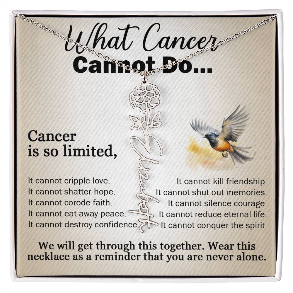 Cancer Gifts for Women, Jewelry for Cancer Survivor, Inspirational Necklaces with Meaningful Caring Message Card and Gift Box, Cancer Gifts for Friends, Mom, Daughter, Patients