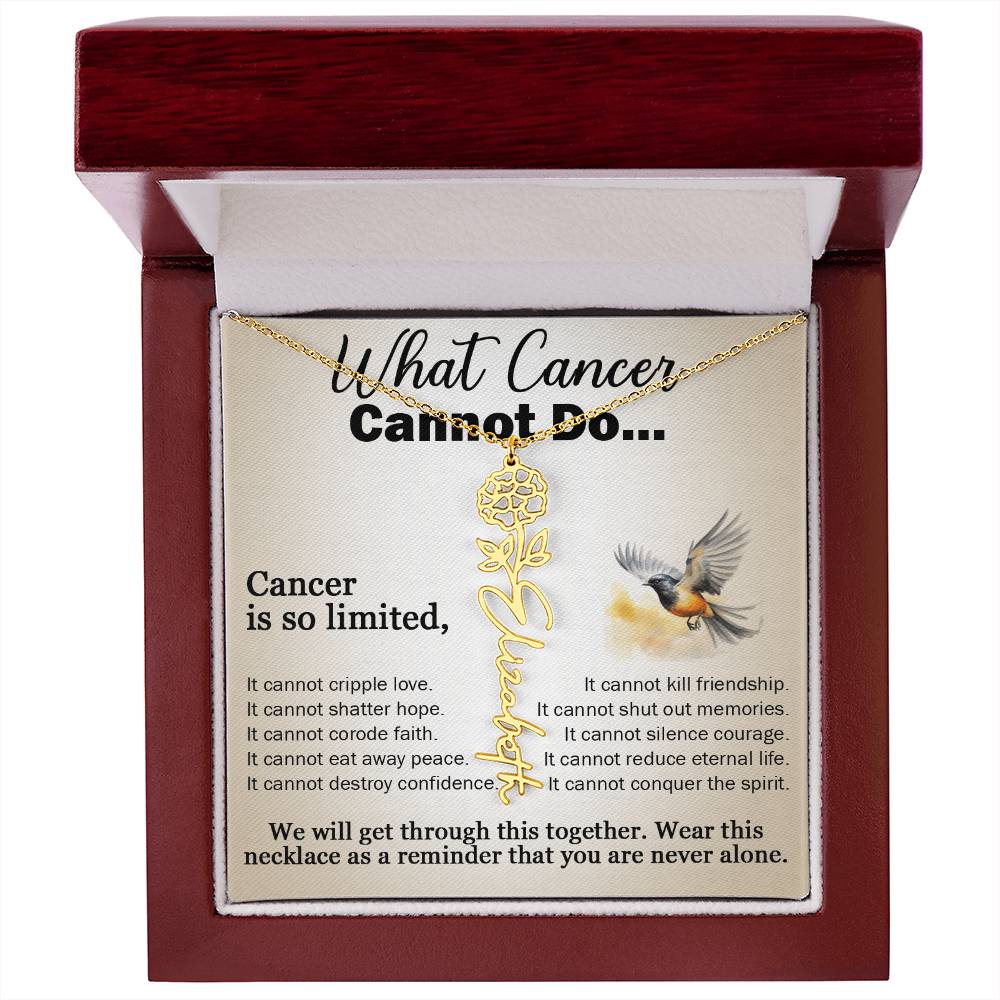 Cancer Gifts for Women, Jewelry for Cancer Survivor, Inspirational Necklaces with Meaningful Caring Message Card and Gift Box, Cancer Gifts for Friends, Mom, Daughter, Patients