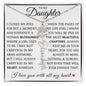 To My Daughter "You Have Blossomed" Flower Name Necklace