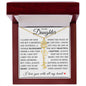 To My Daughter "You Have Blossomed" Flower Name Necklace