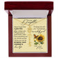 To My Daughter, Name Flower Necklace