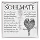 Soulmate Gift, Name Flower Necklace