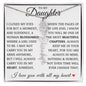 To My Daughter "You Have Blossomed" Flower Name Necklace