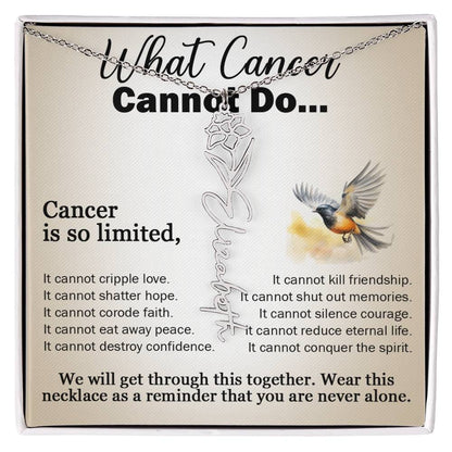 Cancer Gifts for Women, Jewelry for Cancer Survivor, Inspirational Necklaces with Meaningful Caring Message Card and Gift Box, Cancer Gifts for Friends, Mom, Daughter, Patients