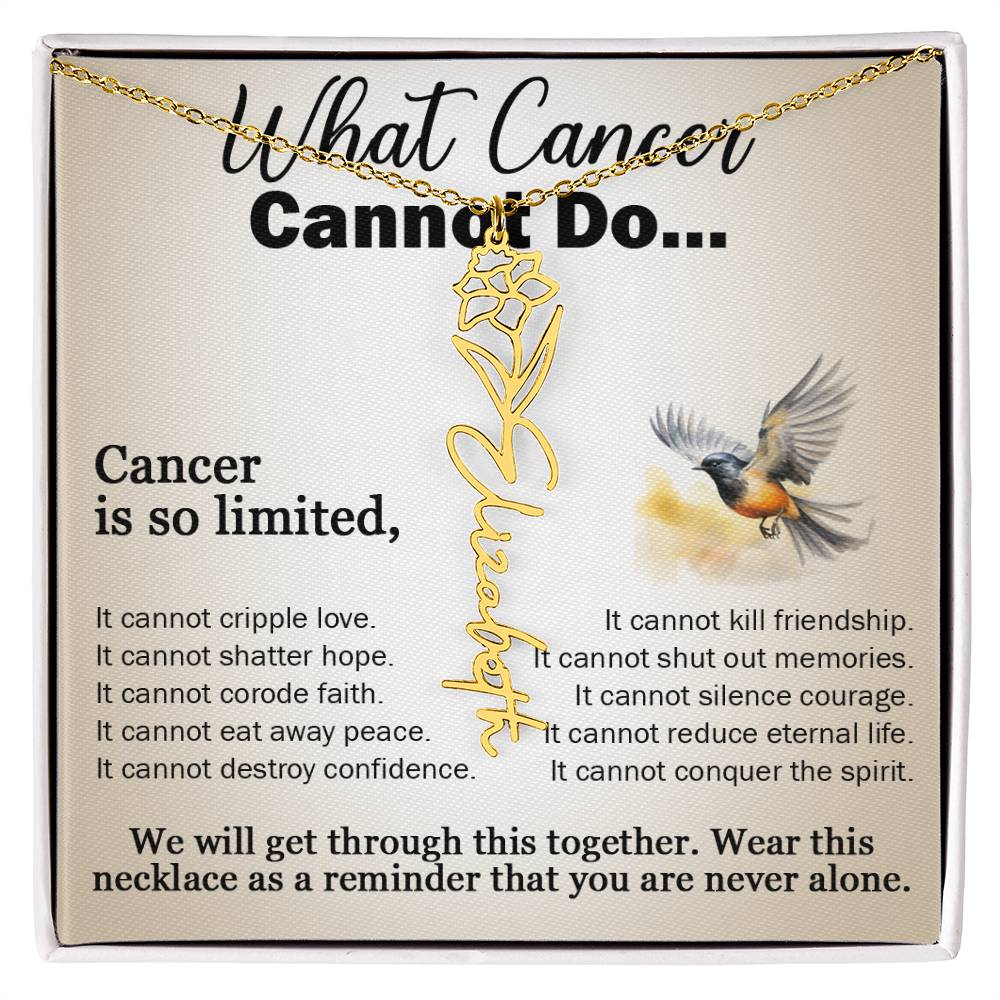 Cancer Gifts for Women, Jewelry for Cancer Survivor, Inspirational Necklaces with Meaningful Caring Message Card and Gift Box, Cancer Gifts for Friends, Mom, Daughter, Patients