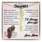 To My Daughter, Name Flower Necklace