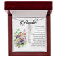 Aunt Gift, Name Flower Necklace