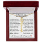 To My Daughter "You Have Blossomed" Flower Name Necklace