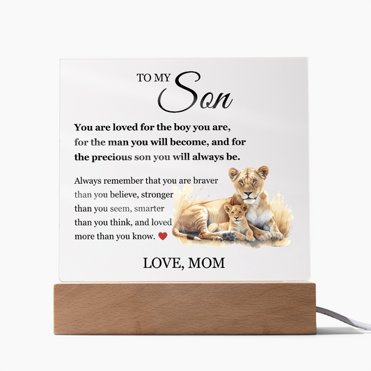 To My Son -  "You are loved "