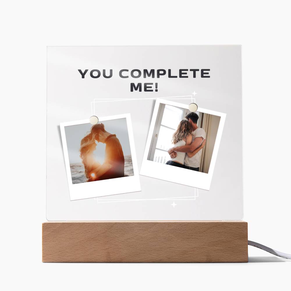 Customized Photo Acrylic Square Plaque