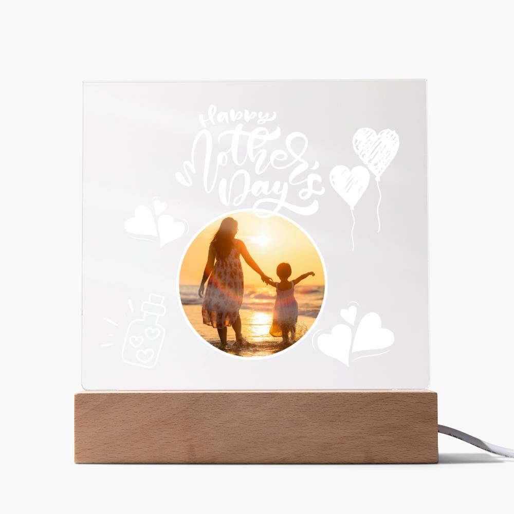 Mothers Day Gift, Acrylic Square Plaque