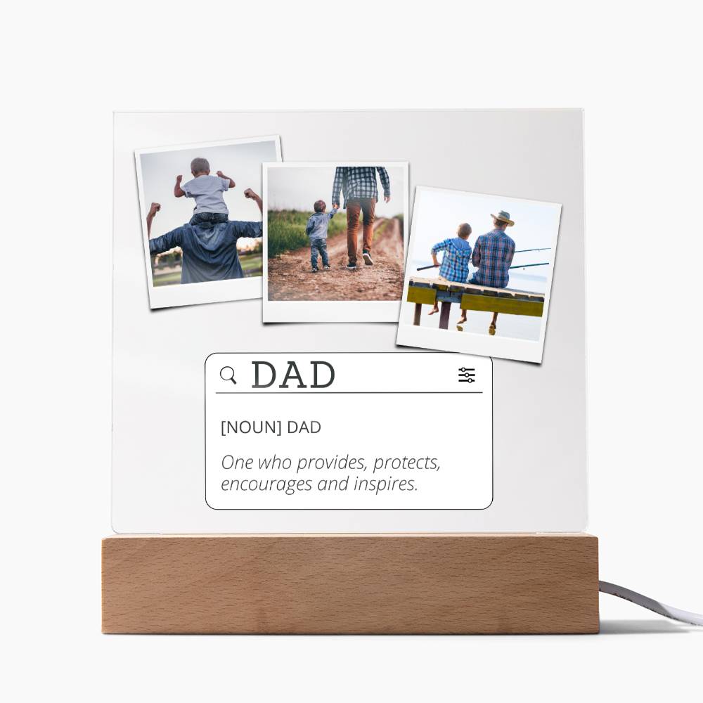 Personalized Photo Plaque, Acrylic Square Plaque