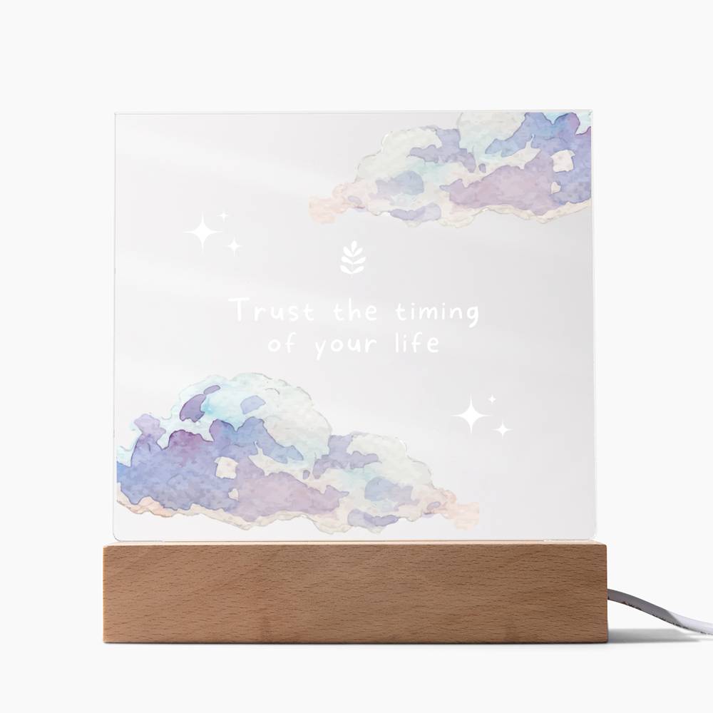 Inspirational Motivation Gift, Acrylic Square Plaque, Gift for Best Friend, Birthday Christmas Gift Idea for Men or Women