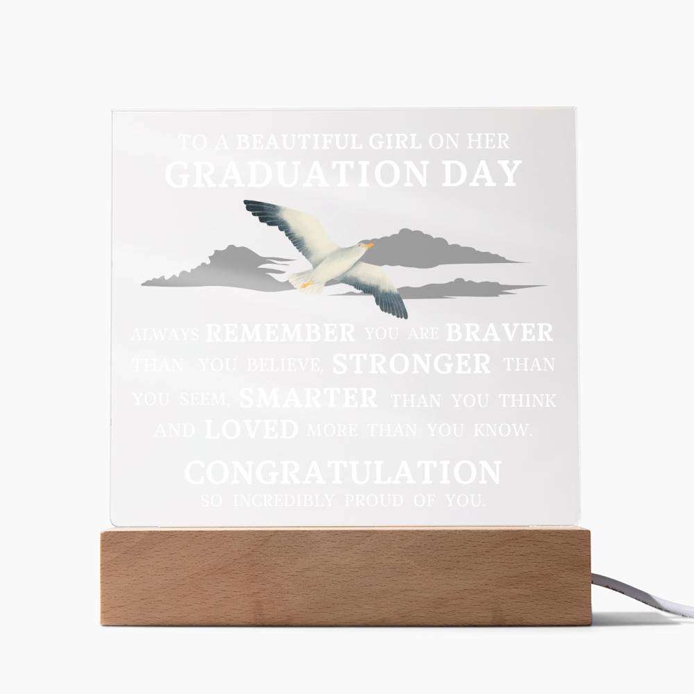 Graduation Gift for Her, Acrylic Plaque