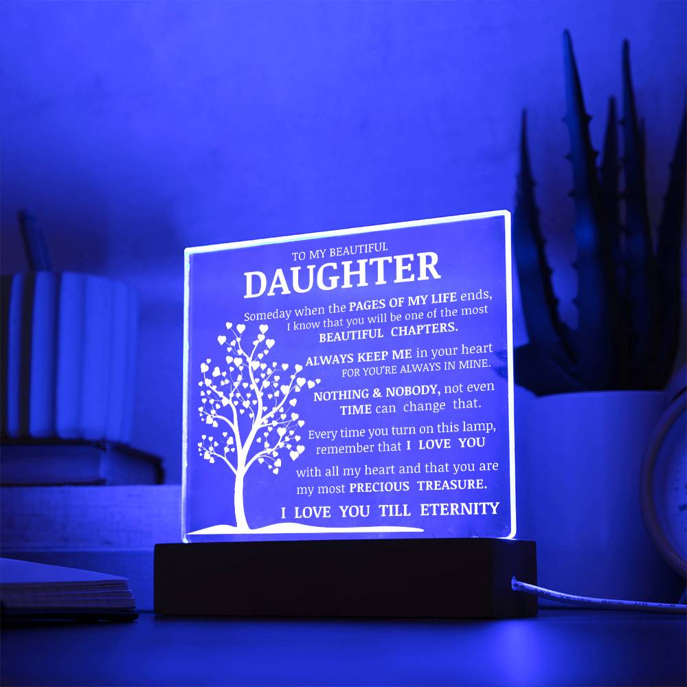 Daughter Keepsake - Lamp of Love