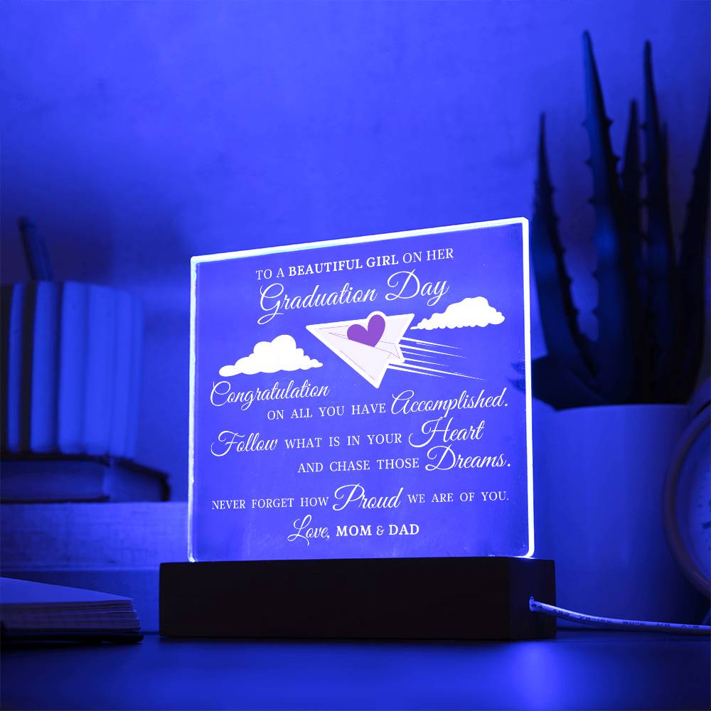 Graduation Gift, Acrylic Plaque