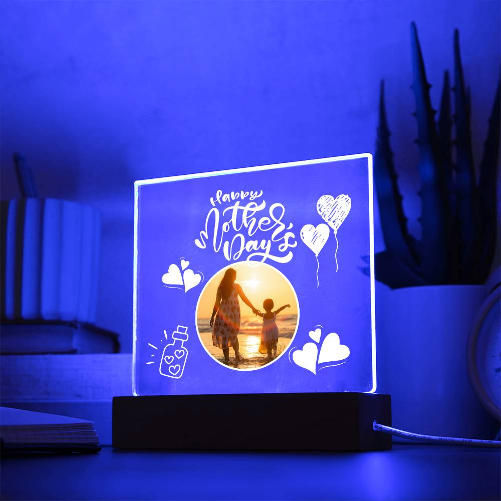 Mothers Day Gift, Acrylic Square Plaque