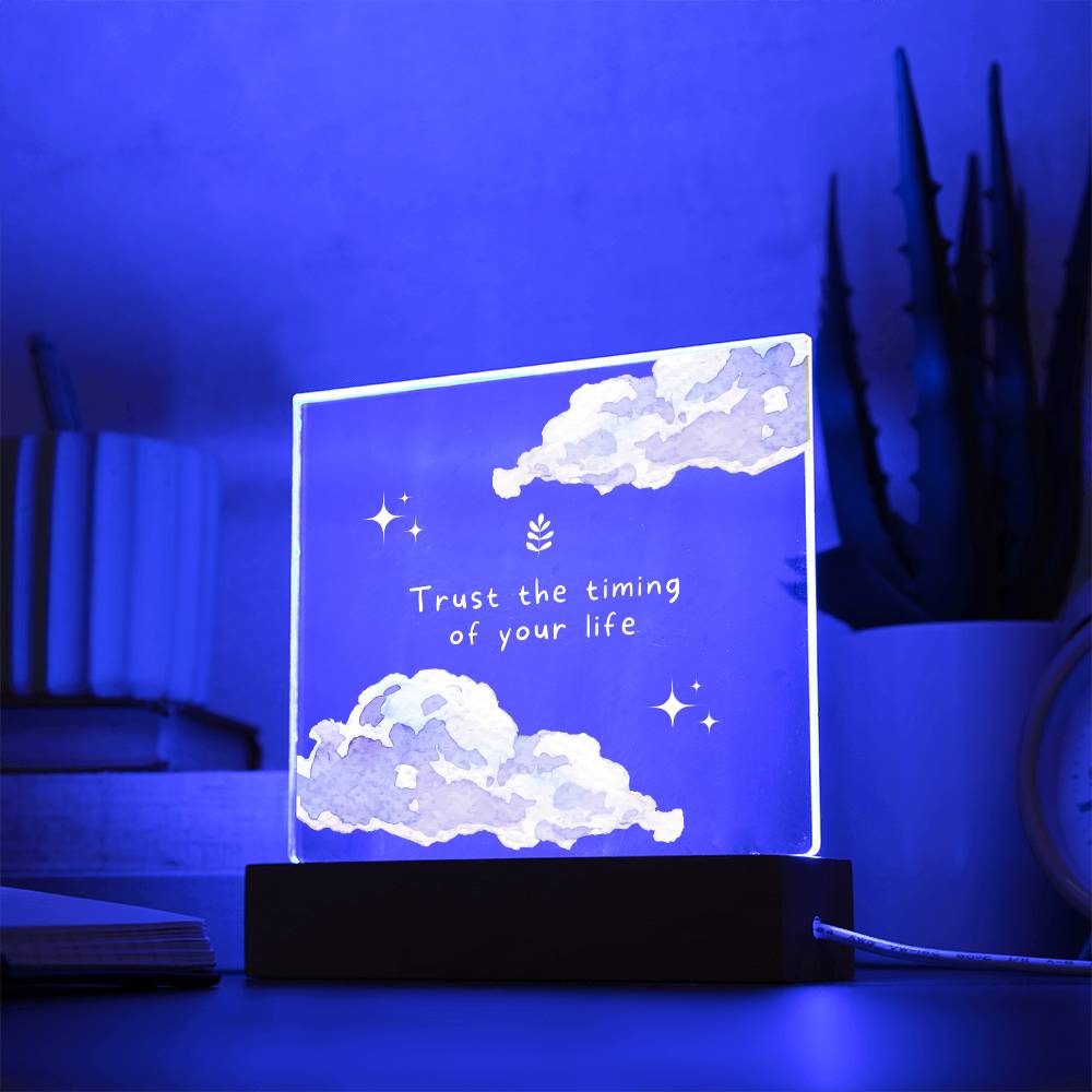 Inspirational Motivation Gift, Acrylic Square Plaque, Gift for Best Friend, Birthday Christmas Gift Idea for Men or Women