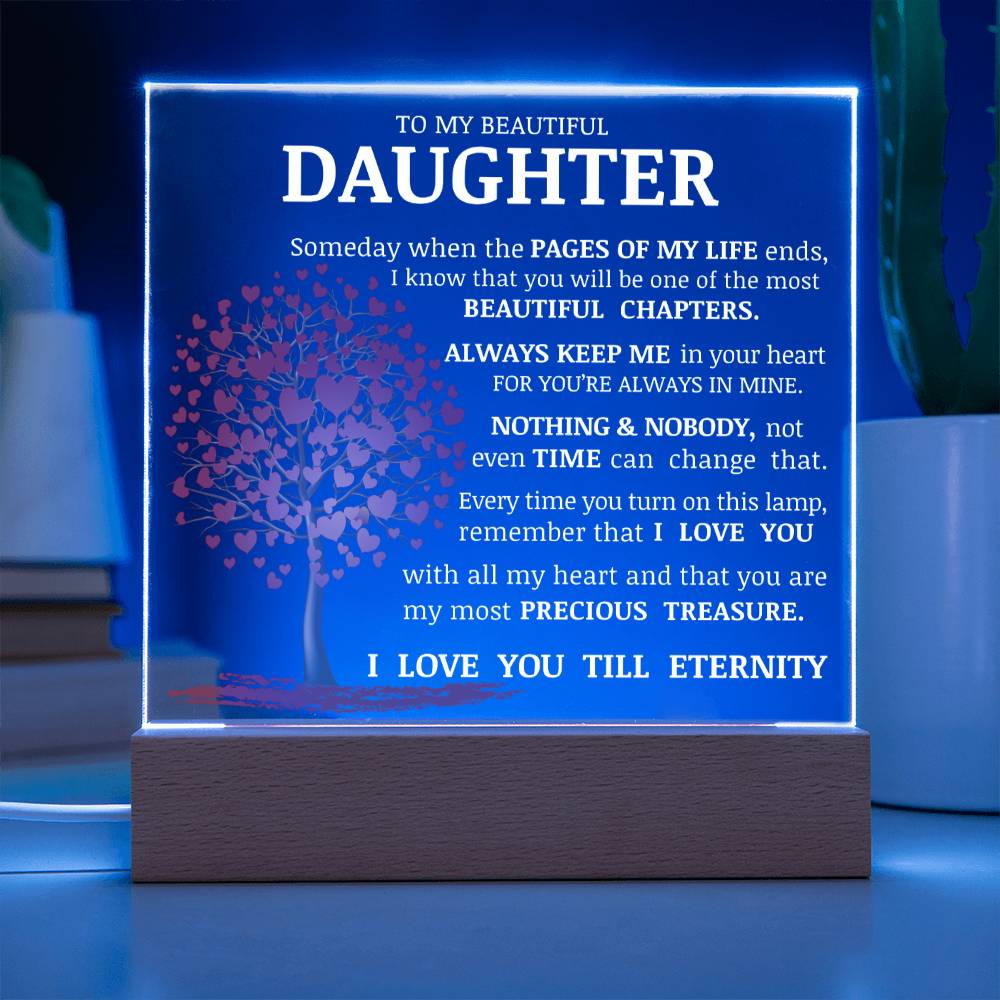 Daughter Keepsake - Lamp of Love