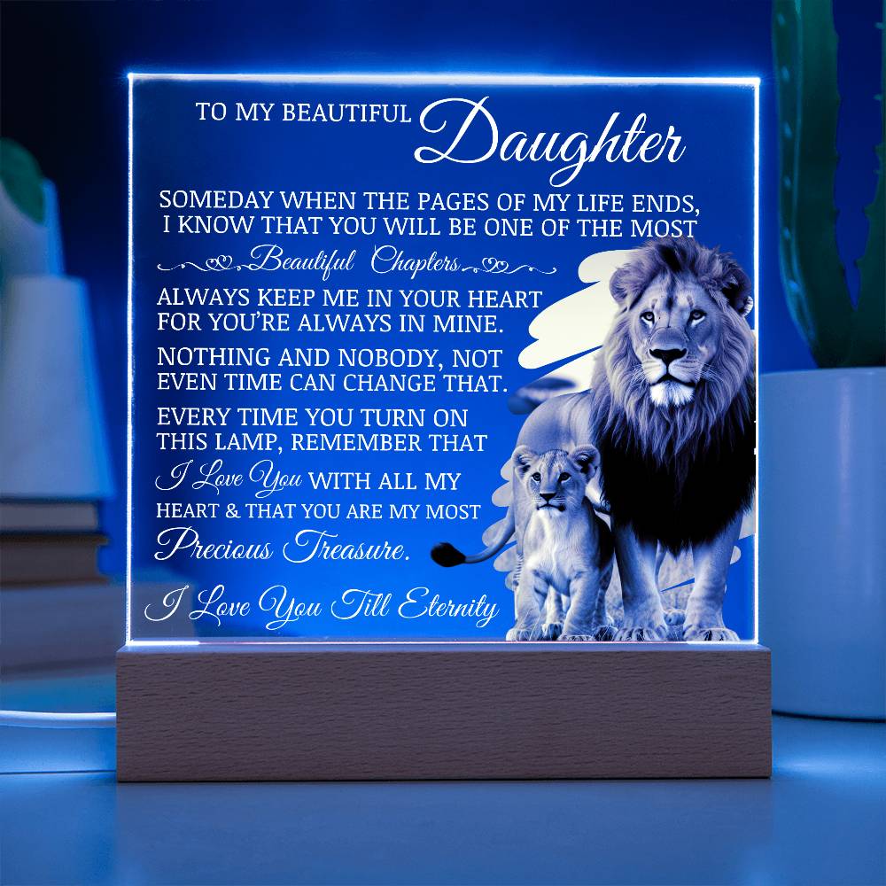 Daughter Keepsake - Lamp of Love