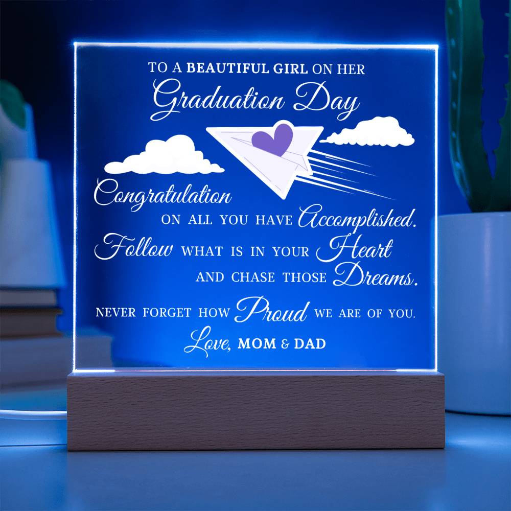Graduation Gift, Acrylic Plaque