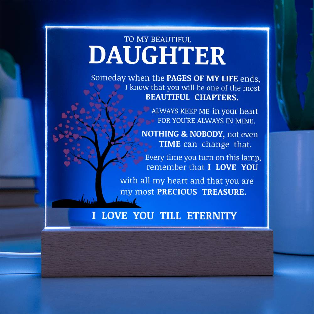 Daughter Keepsake - Lamp of Love