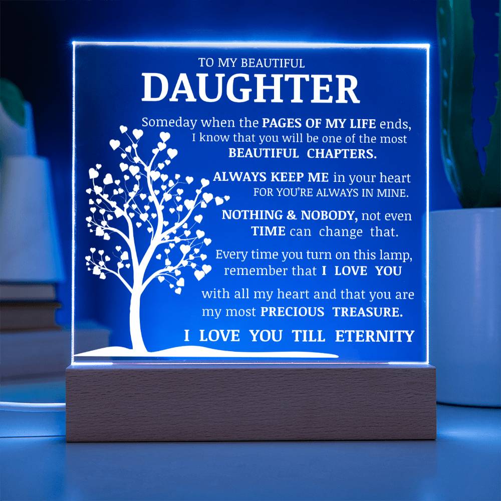 Daughter Keepsake - Lamp of Love