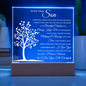 Acrylic Plaque - To My Dear Son