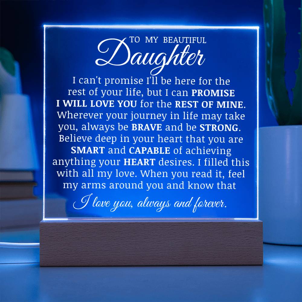 To Daughter Acrylic Plaque