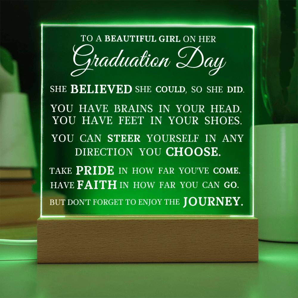 Graduation Gift, Acrylic Plaque