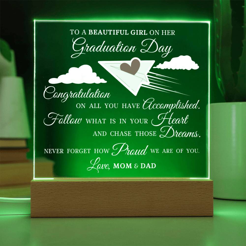 Graduation Gift, Acrylic Plaque
