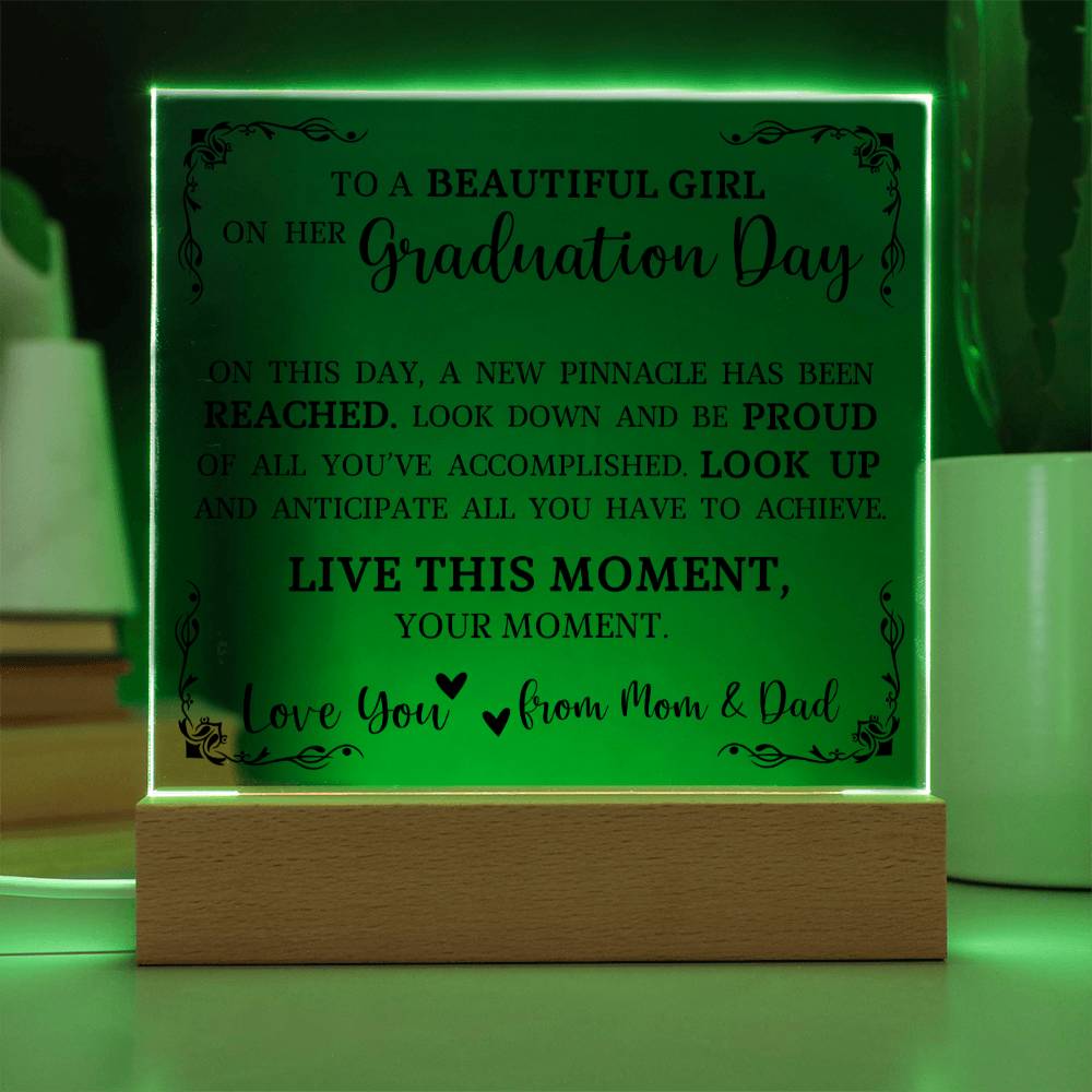 Graduation Gift, Acrylic Plaque, High School Graduation, College Graduation Gift for Her