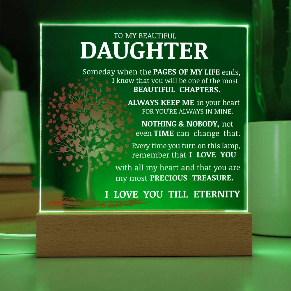 Daughter Keepsake - Lamp of Love