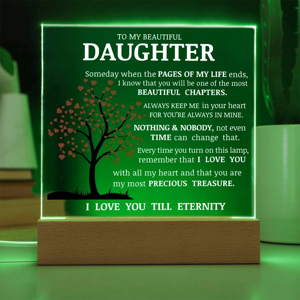 Daughter Keepsake - Lamp of Love